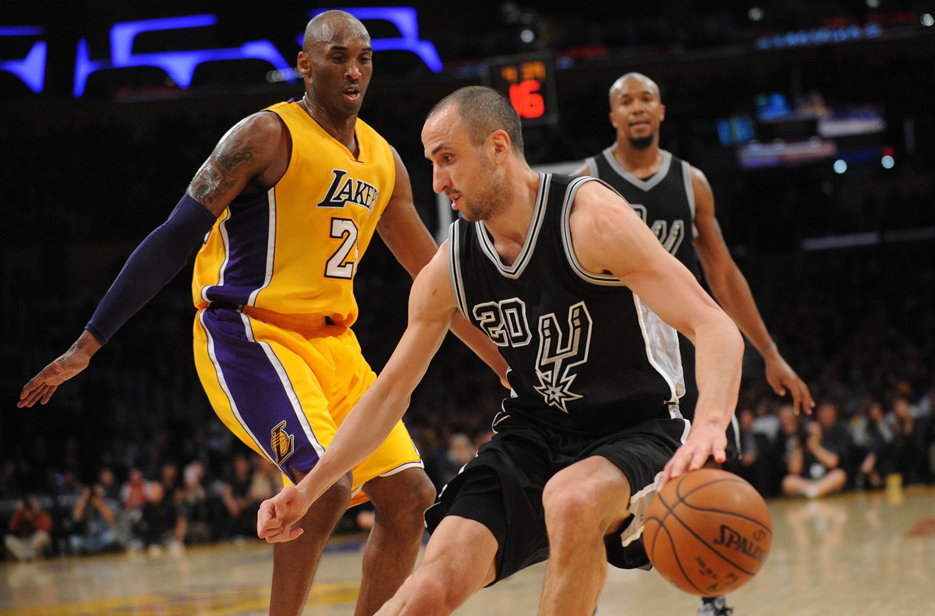 El argentino debutó frente a Los Angeles Lakers de Kobe Bryant y se retiró a sus 41 años en 2018 (Credit: Gary A. Vasquez-USA TODAY Sports/ Reuters)