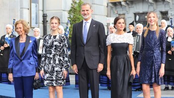 La familia real en los