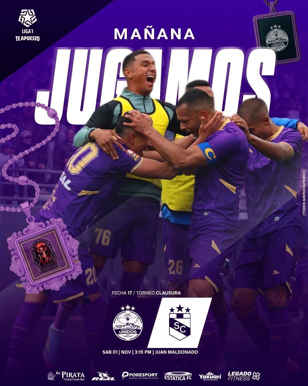 Horarios del Sporting Cristal vs Comerciantes Unidos por el Torneo Clausura 2025