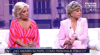 Carmen Borrego y Terelu Campos en '¡De Viernes!' (Mediaset España)