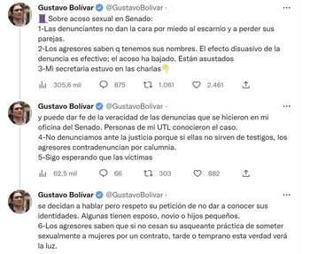 Denuncias de acoso sexual de