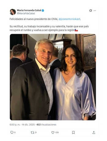 Así fue el saludo de