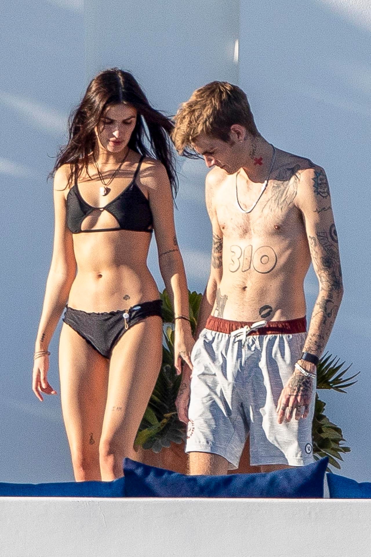 La carrera de Presley Gerber como modelo comenzó a los 16 años con su debut para Moschino y siguió en pasarelas de Nueva York, Londres y Milán. (Backgrid/The Grosby Group)