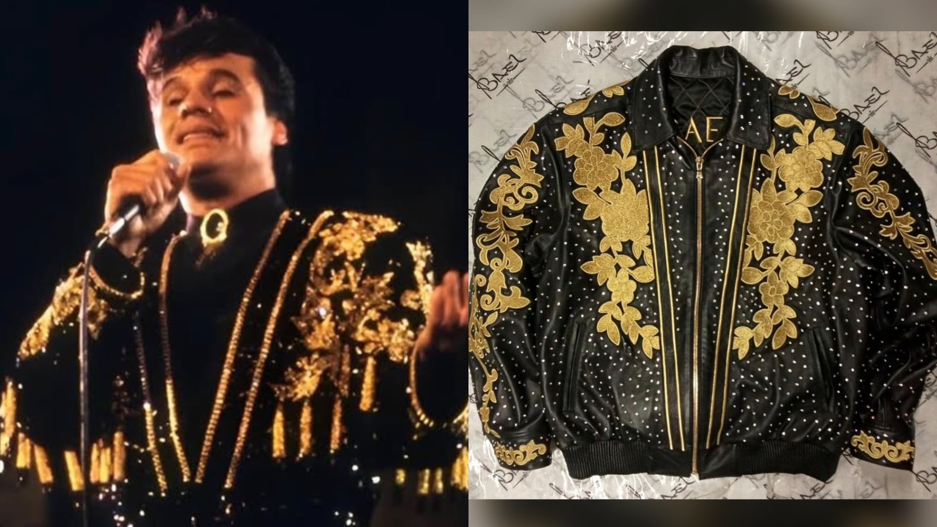 El artista vistió un traje diseñado por Kiko Báez en homenaje a los recitales de Juan Gabriel en el Palacio de Bellas Artes - crédito prensa Blessd
