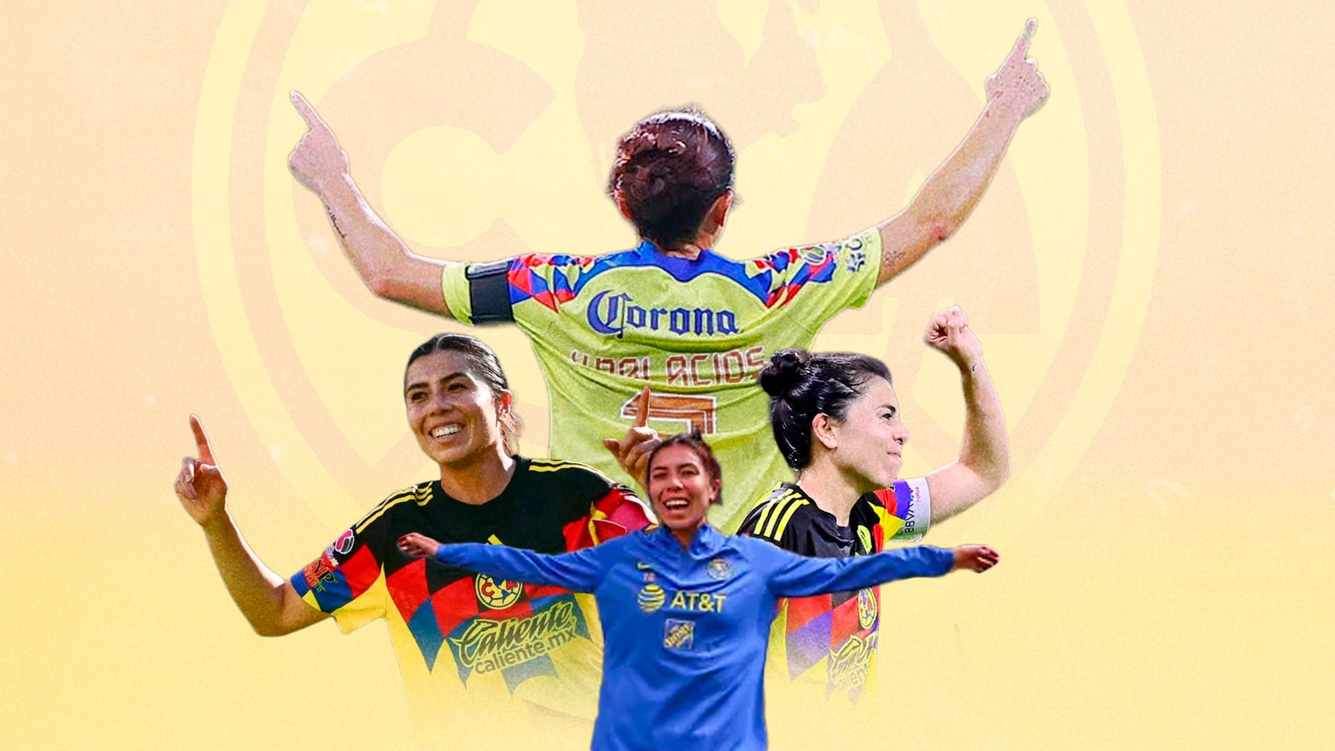 La delantera mexicana deja a las águilas siendo la máxima goleadora de la institución. (Ilustración: Jesús Aviles)