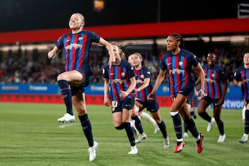FC Barcelona femenino. (EFE/Alberto Estévez)