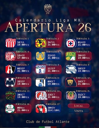 El histórico equipo azulgrana tendrá un calendario cargado de encuentros atractivos desde las primeras jornadas.