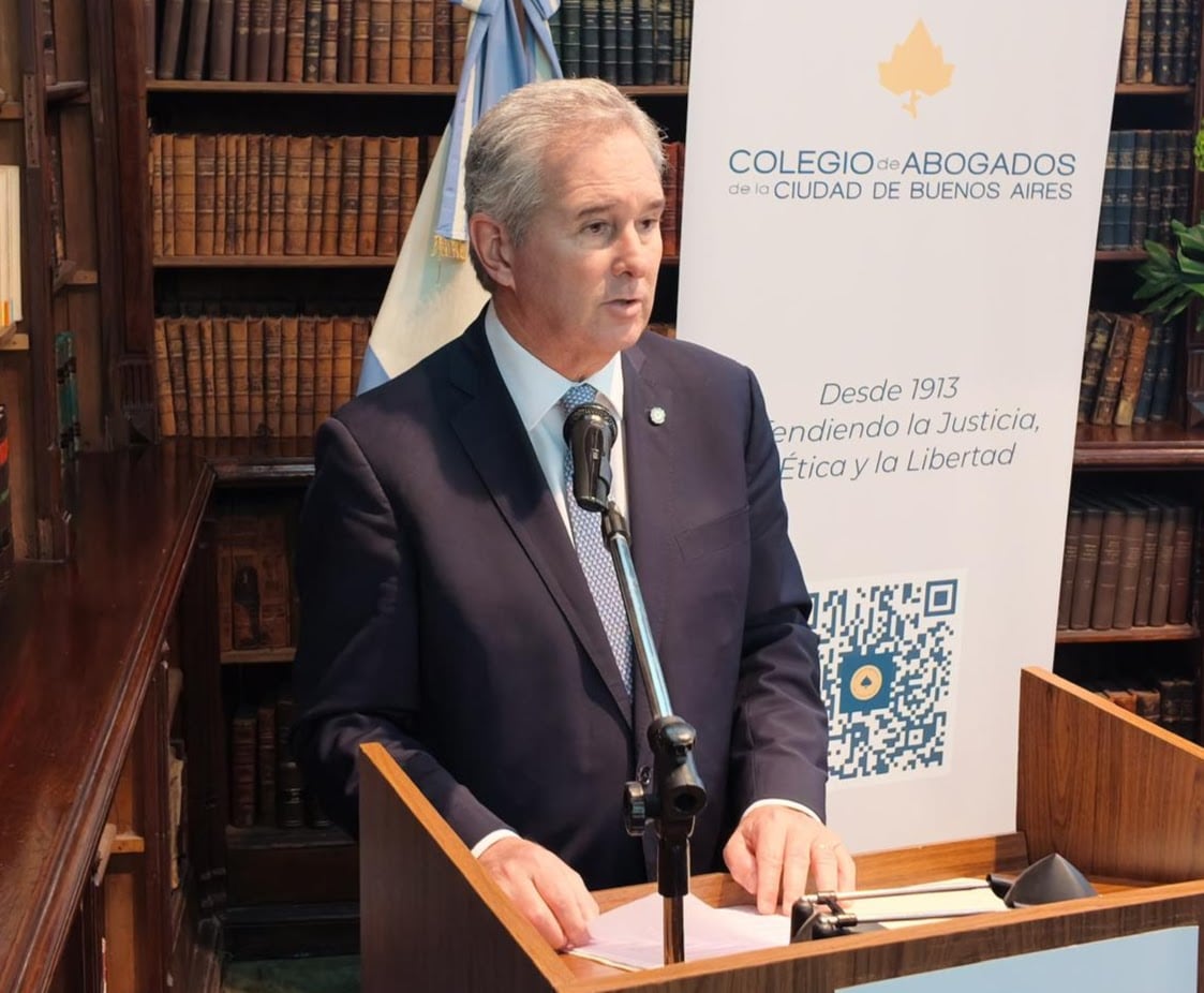 El Canciller Pablo Quirno (Colegio de Abogados de la Ciudad de Buenos Aires (CACBA))