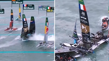 El video del “aterrador” choque