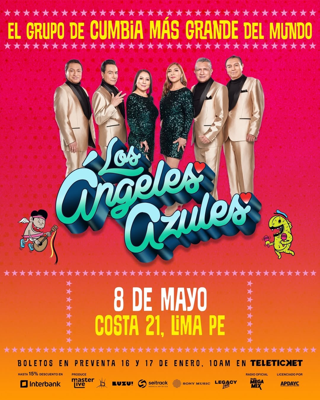 Los Ángeles Azules vuelven a Perú: fecha, lugar y entradas para su concierto en Lima