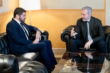 Alejandro Nolasco, de Vox, y