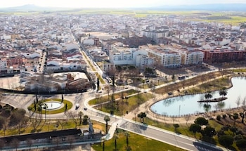 Vista aérea de Don Benito. (Ayto. Don Benito)