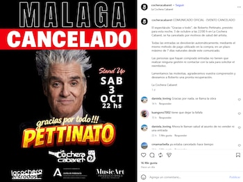 La sala La Cochera Cabaret confirmó el reintegro automático de las entradas en un plazo máximo de siete días naturales