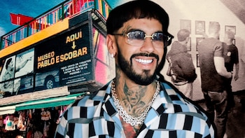 Anuel AA visitó a la familia de Pablo Escobar en Colombia para adquirir objetos históricos del cartel de Medellín