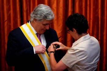 La ministra de Asuntos Exteriores,