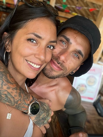 Francis y Mile trabajadores sexuales pareja