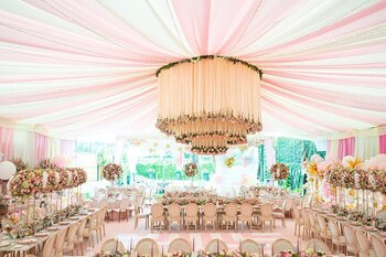 La decoración de la fiesta