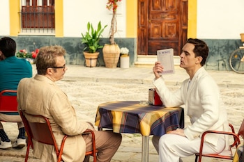 Tristán Ulloa y Pedro Alonso en 'Berlín y la dama del armiño'