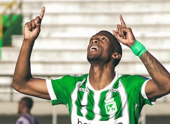 Yeicar Perlaza regresó a Atlético Nacional, después de su paso por Independiente Santa Fe - crédito Atlético Nacional
