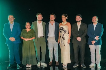 La ministra Morena Valdez destaca el impacto de la tecnología y la seguridad en el auge del turismo salvadoreño. (Cortesía: Secretaría de Prensa)