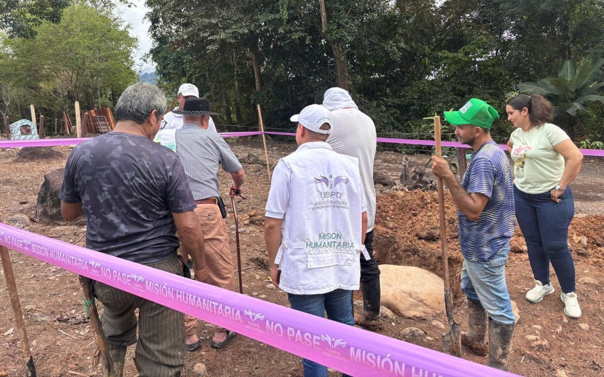 La intervención de la Unidad de Búsqueda en La Aragua permitió descartar cuatro sitios forenses señalados como posibles lugares de inhumación clandestina - crédito UBPD