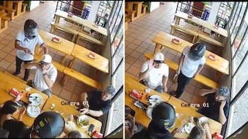 En video quedó violento atraco con armas de fuego en un restaurante en la autopista Medellín - Bogotá: el gobernador de Antioquia ofreció millonaria recompensa