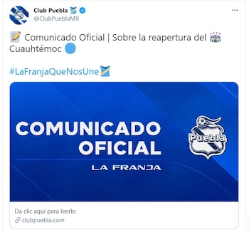 Comunicado sobre la reapertura de