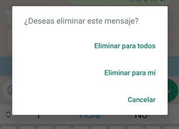 La aplicación está haciendo cambios