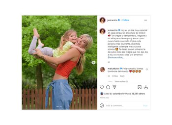 El saludo de Jesica para