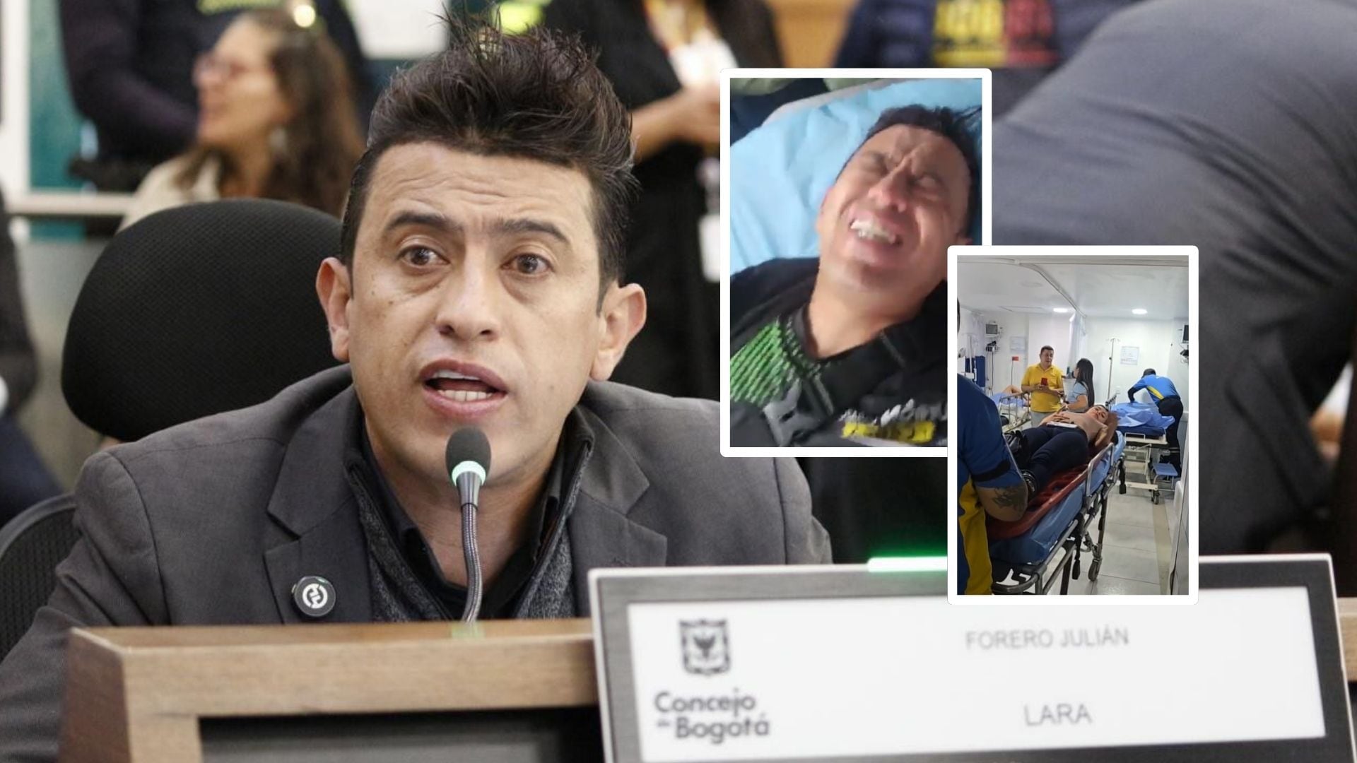 Concejal Julián Forero sufrió accidente en la vía Girardot-Bogotá: pidió ayuda urgente a través de las redes sociales