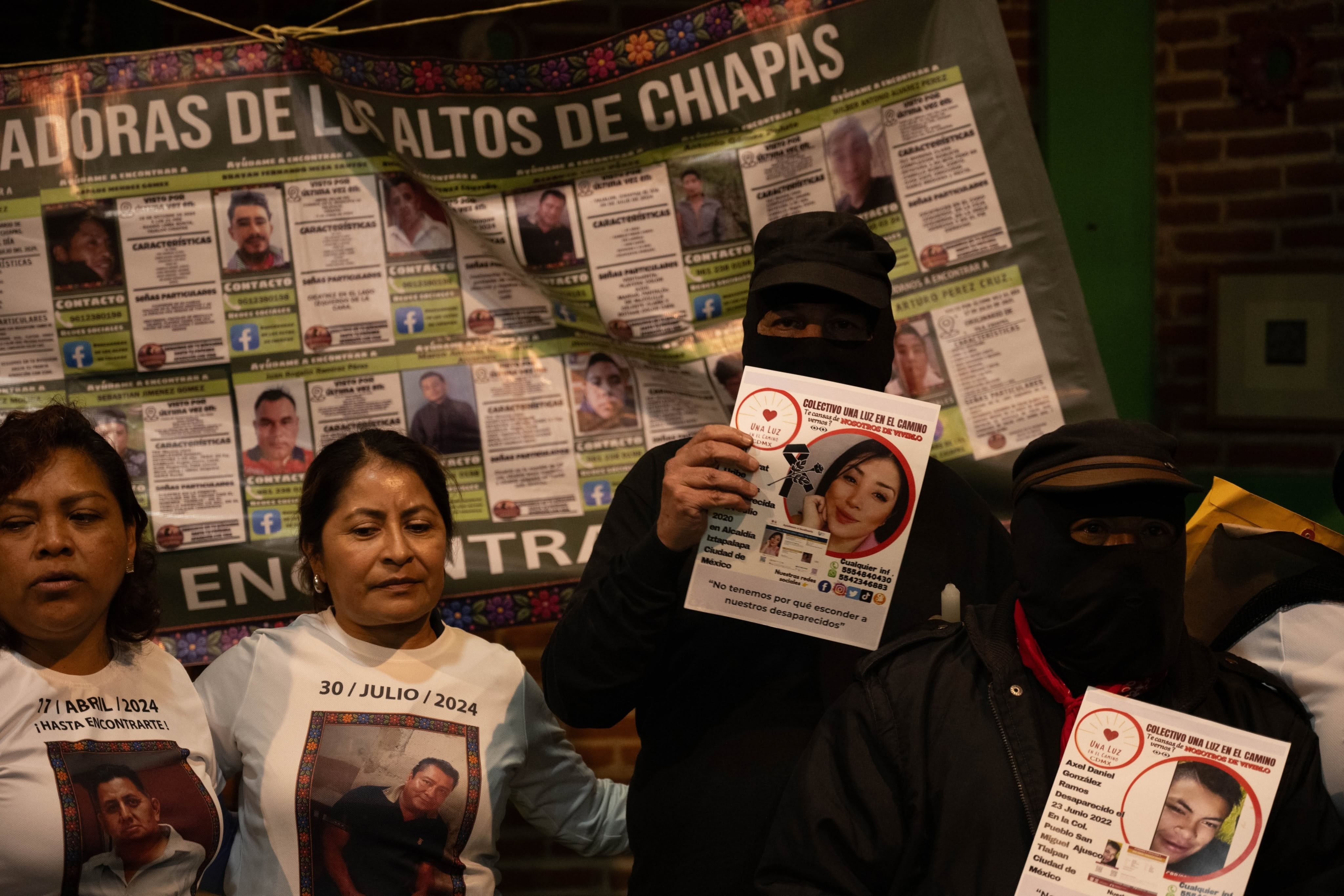 EZLN y madres buscadoras se reúnen en Chiapas (foto: Isabel Mateos/FB)