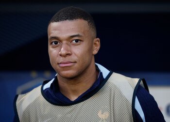 El jugador francés Kylian Mbappé
