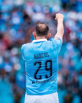 Hernán Barcos lleva dos goles desde que llegó a Sporting Cristal.