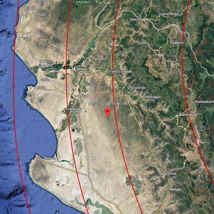 Registro del IGP sobre el sismo que se sintió en Piura