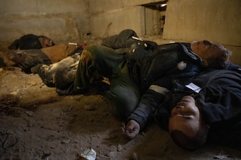 Fotos de los cuerpos asesinados