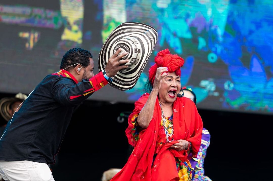 Totó la Momposina trabajó para preservar las raíces musicales de la costa caribeña colombiana en la memoria colectiva - crédito Festival Cordillera/Instagram
