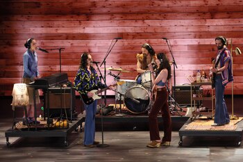 El elenco de "Stereophonic" en