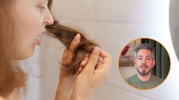 La caída del pelo en mujeres puede tener varias causas (@clinicapaulecapilar / Montaje Infobae)