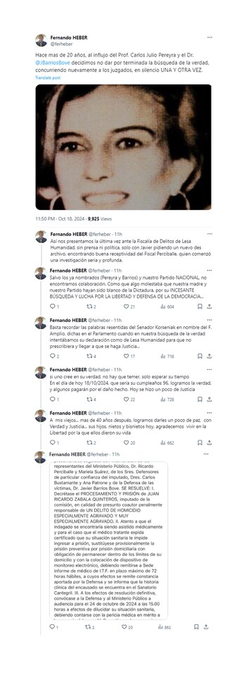 El hilo de Fernando Heber,