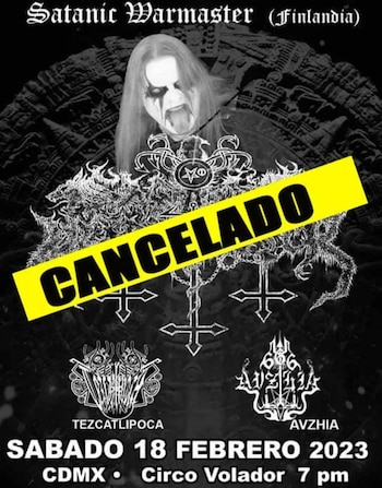 El concierto de Satanic Warmaster,