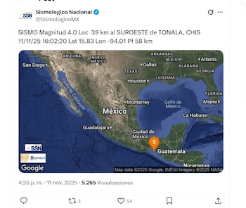 (X/ @SismologicoMX)