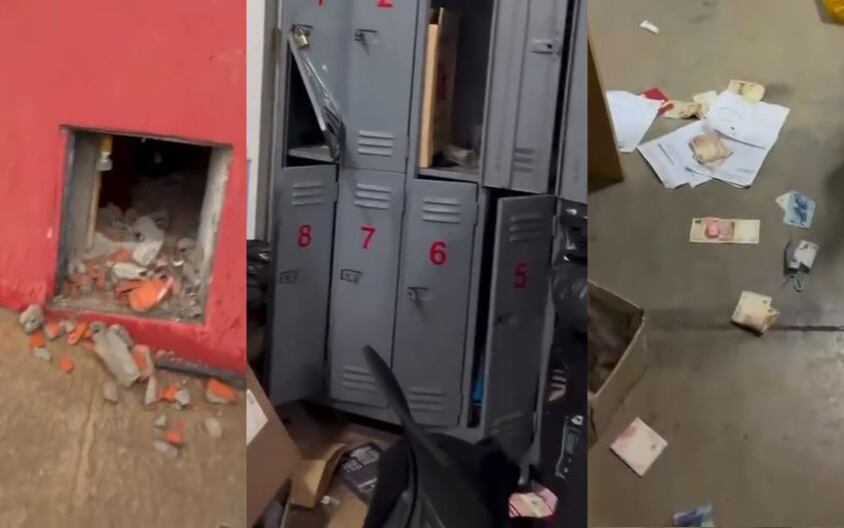 Hicieron un boquete para robar en una hamburgesería de La Plata