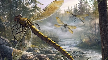 Con alas largas y provistas