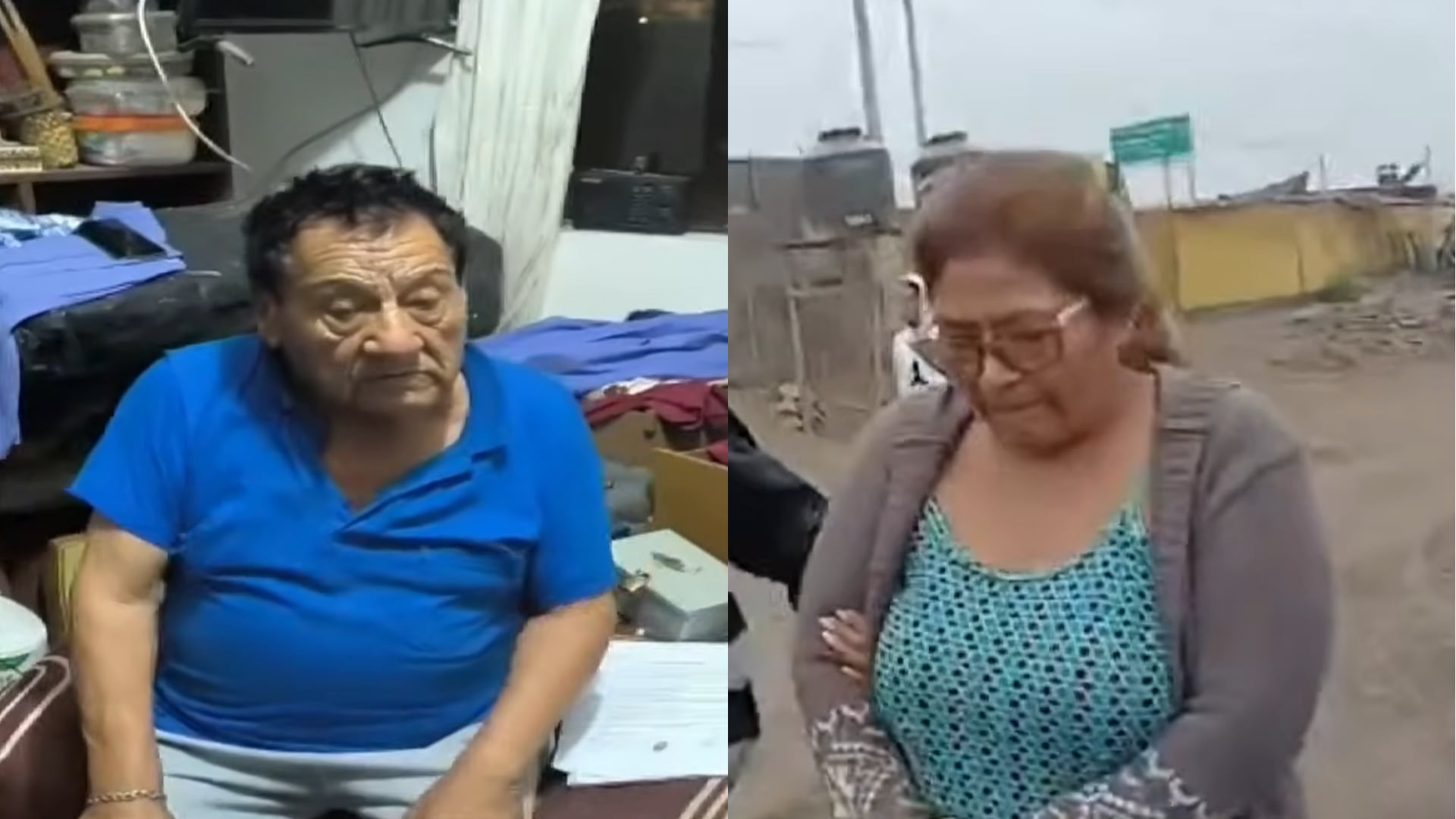 Manuel Rodríguez Alburqueque, juez de paz no letrado, fue detenido por su presunta vinculación con la banda Los Terratenientes de Pucusana, acusada de tráfico de terrenos. (Composición: Infobae Perú / TV Perú Noticias)