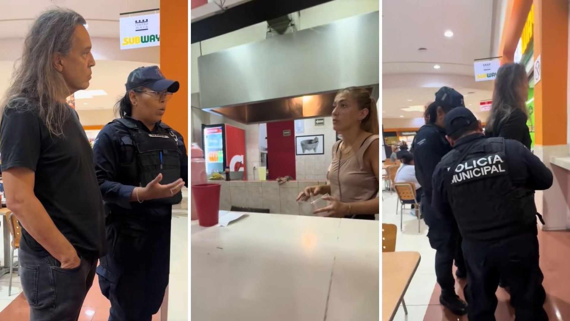 Usuarios criticaron que el altercado ocurriera frente a sus hijos.