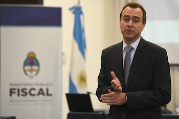 El fiscal Federico Zureta interviene en el caso donde se juzgará al sargento Álvarez por homicidio agravado (Fuente: Fiscales.gob.ar)