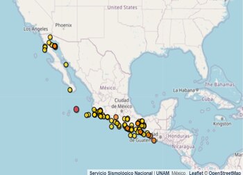 Reporte de sismos menores a