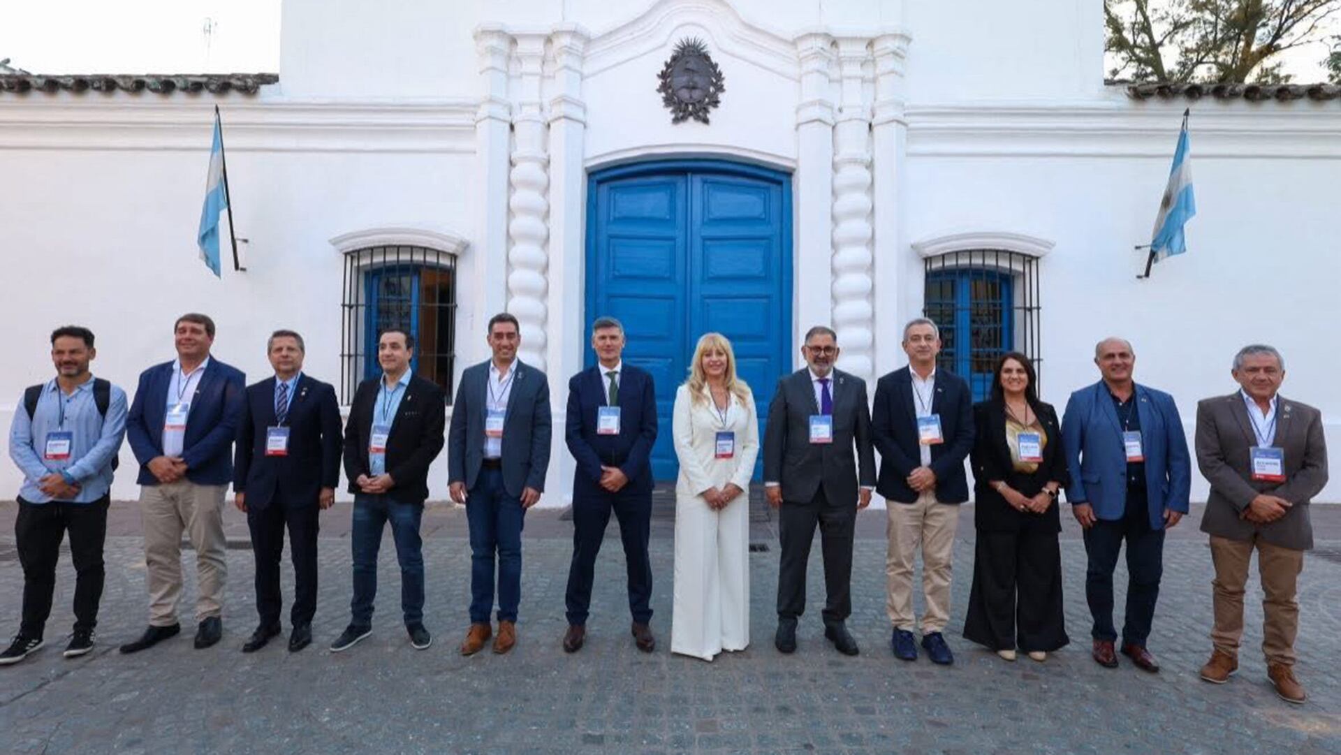 Los intendentes que participaron del encuentro