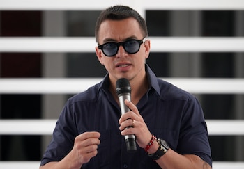 El presidente de Ecuador, Daniel
