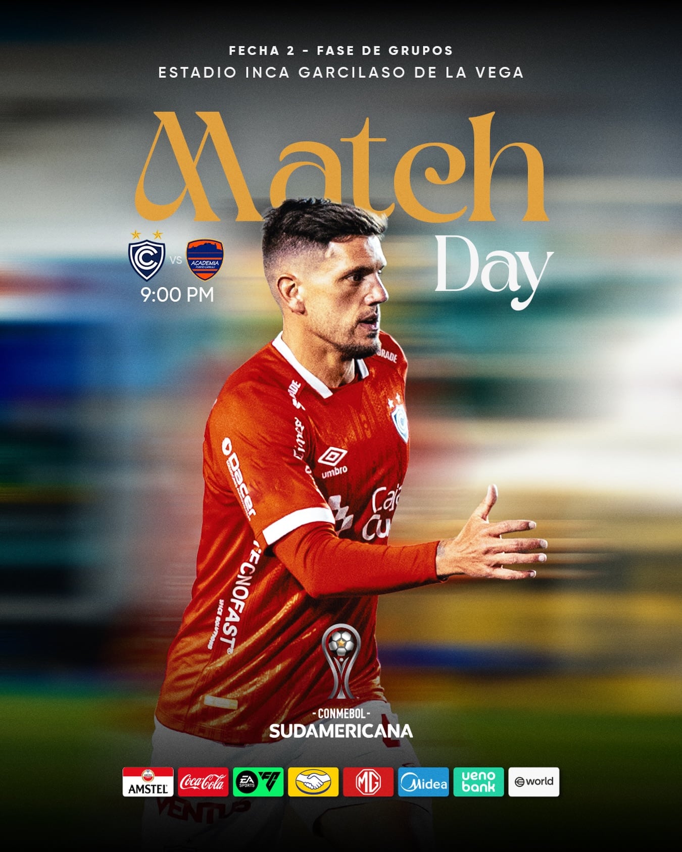 Cienciano jogará em casa, em Cusco, contra Puerto Cabello. Crédito: clube de imprensa